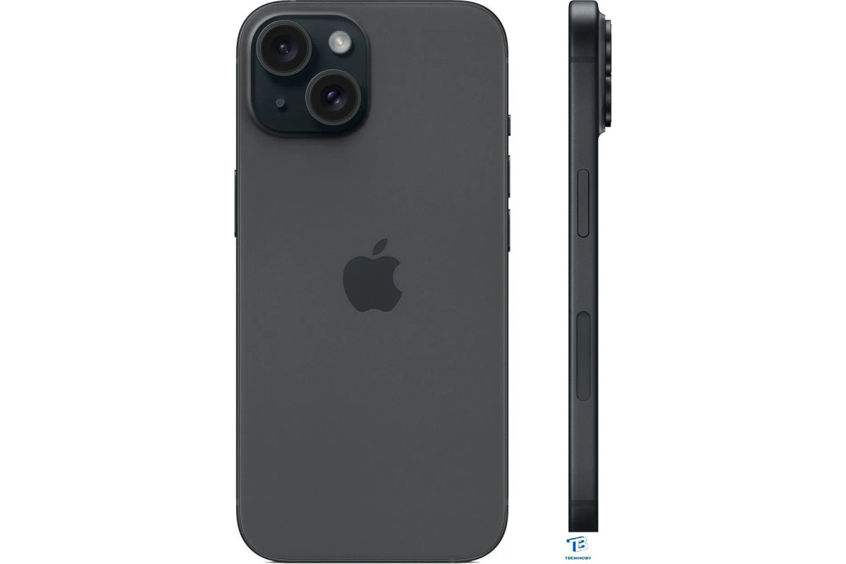 Смартфон iPhone 15 128GB Black MTLD3